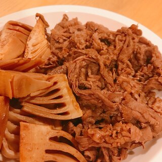 タケノコ焼き付け煮